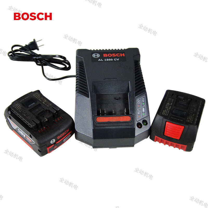 德国 博世 配件 AL1860CV 18V 4.0Ah 电池 充电器 套装  原装正品