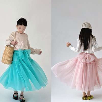 【现货在仓】『卡蜜拉』氛围感多变蝴蝶裙网纱半裙 四季可穿 亲子