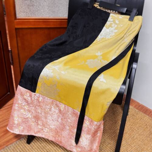 『半听曲』小众新中式人丝老缎高定拼色汉服裙 限定 隐藏款