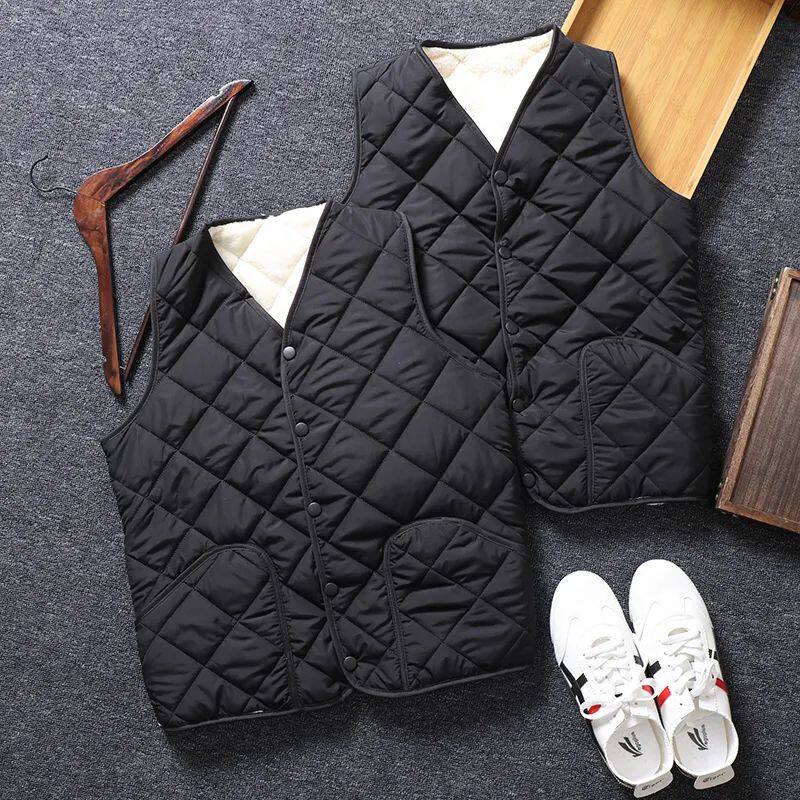 VERY WARM AND SWEET  ODM COMPANY SINGLE AUTUMN AND WINTER VELVET THICKENED MENS VEST WARM AND COMFORTABLE COTTON VEST