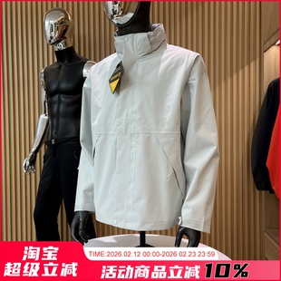 户外三合一！可脱卸内胆！秋冬男士户外防风保暖百搭冲锋衣外套潮