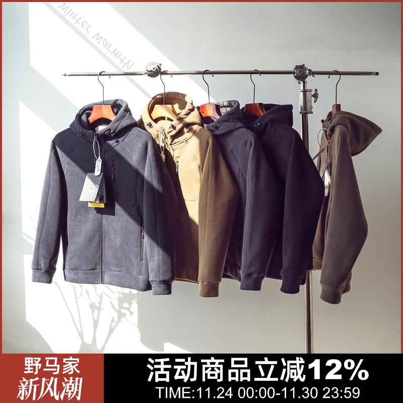 秋冬新款男士连帽夹克外套