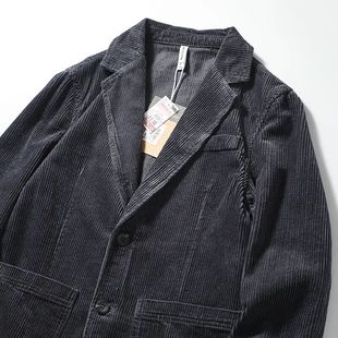 商务休闲西服单西外套 高端线轻奢男士 日单牛货 细腻全棉灯芯绒