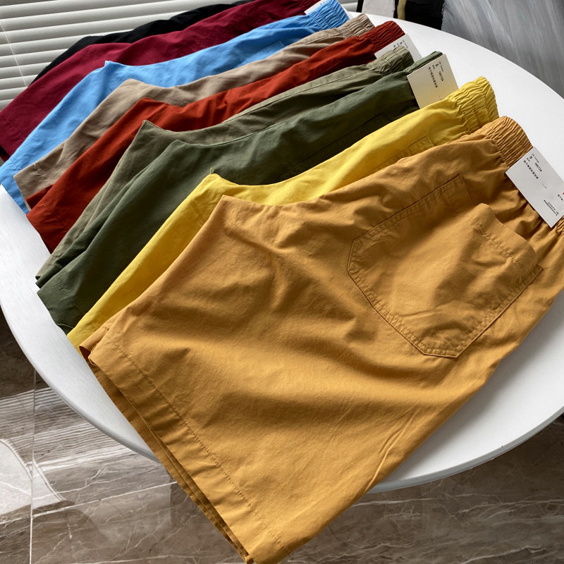 自留三条！新鲜出炉！夏季棉质速干松紧纯色百搭休闲短裤男ins潮,男装,休闲裤,淘宝优惠券,粉丝福利购,淘宝优惠卷