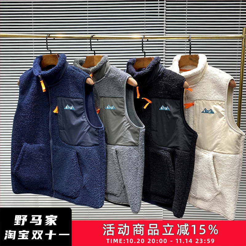 日单马甲摇粒绒保暖背心外套