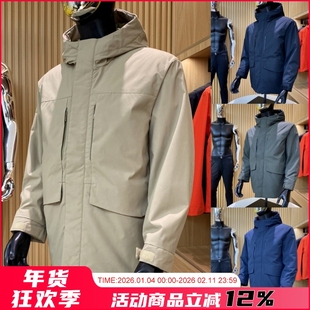 日单牛货！代工订单！冬季男士高性能复合连帽外套保暖含羽绒棉衣