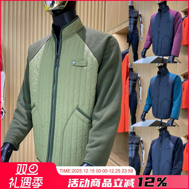 男士秋冬轻薄立领棉衣外套