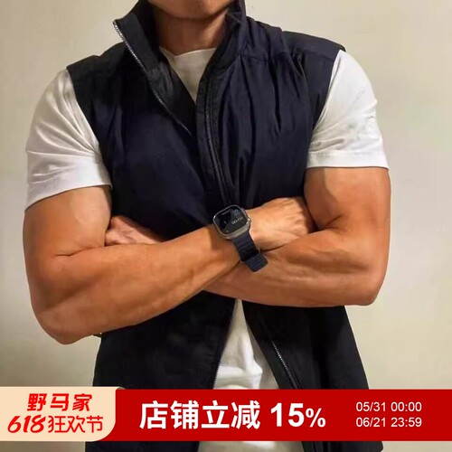 轻便保暖男女户外立领棉马甲背心