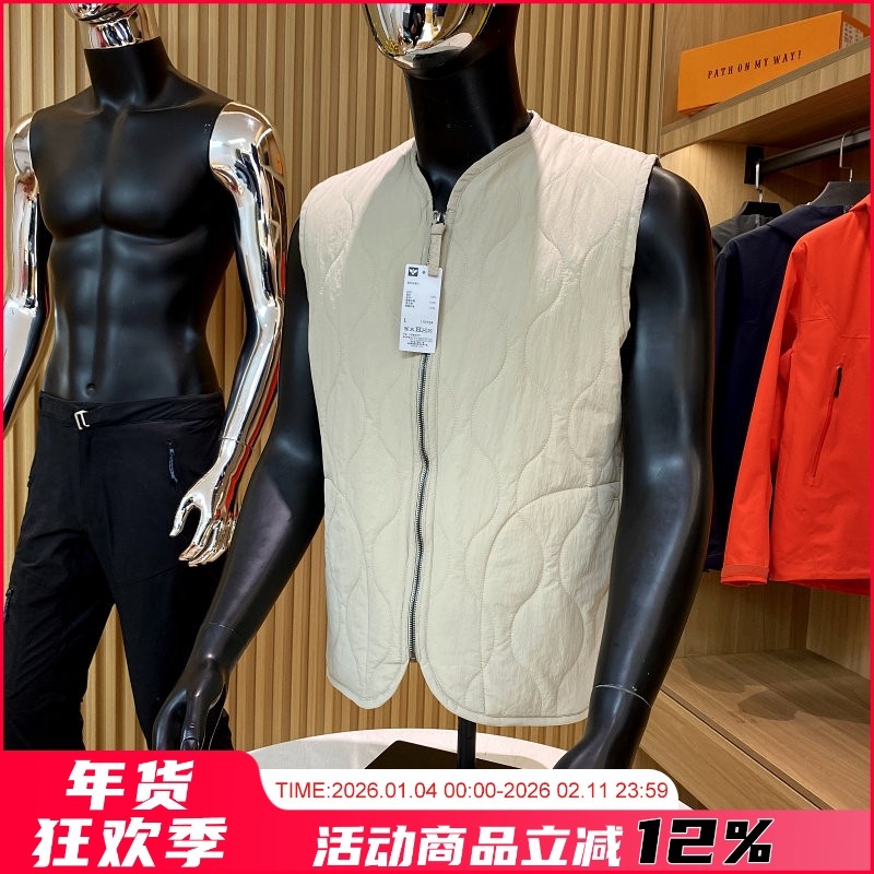 日单牛货 HEAT葫芦型绗缝夹棉防风防水 秋冬男女轻盈薄棉马甲背心,男装,常规马甲,淘宝优惠券,粉丝福利购,淘宝优惠卷