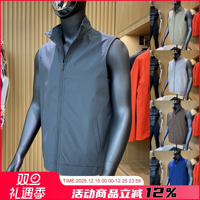 拉链薄棉无袖坎肩马甲外套