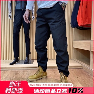 立体剪裁男户外休闲长裤 GM防水加绒冲锋软壳裤 错过拍大腿 亏清