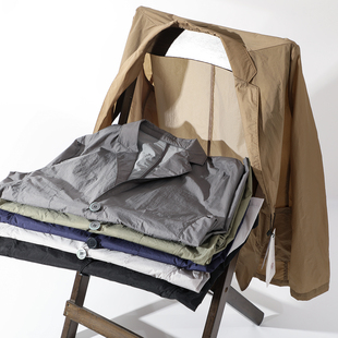 薄如蝉翼！高定防晒透气面料！外面男装夏季纯色商务休闲西服西装