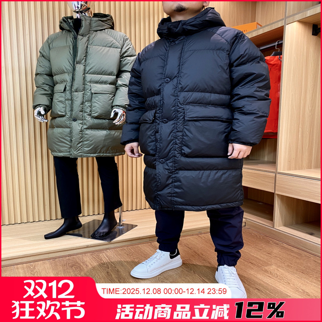 西班牙情侣长款外套连帽羽绒服
