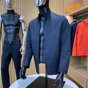 意式轻奢！商务行政系列！2024春季新品男薄款立领夹克休闲外套潮