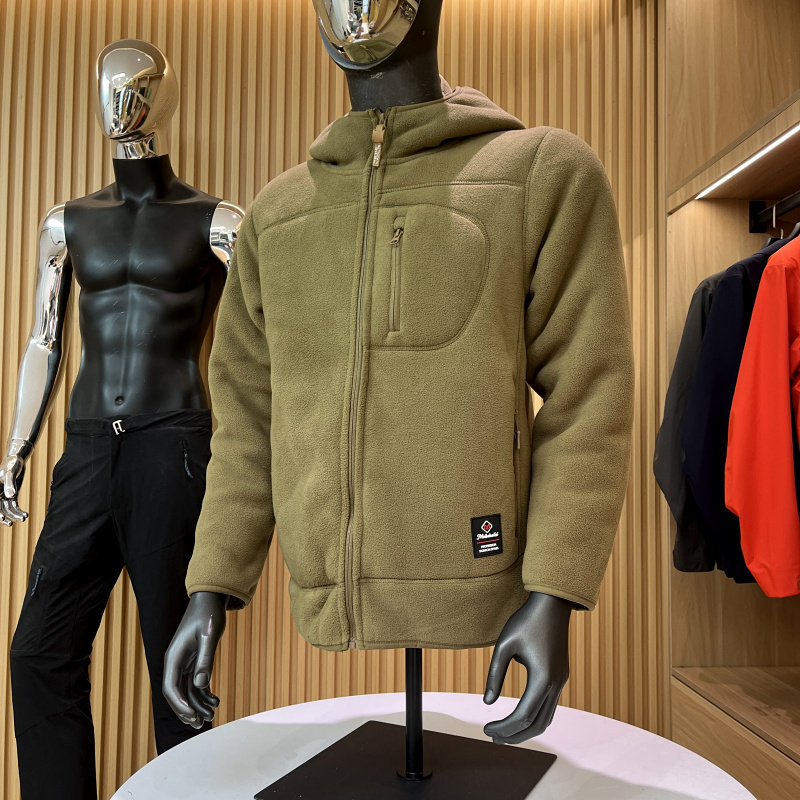 反季捡漏！重磅900克！男女同款！加绒加厚摇粒绒连帽休闲冬外套