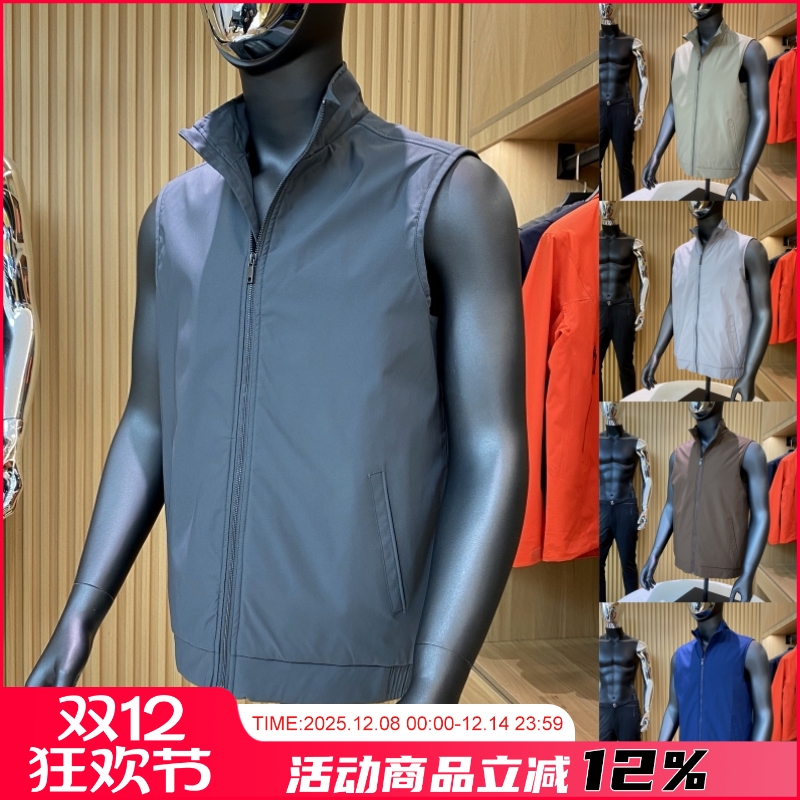 拉链薄棉无袖坎肩马甲外套