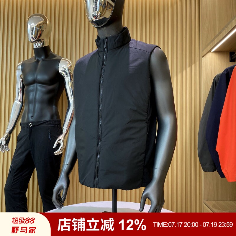 户外轻量化设计！男士秋冬保暖透气立领夹棉百搭休闲叠穿棉马甲潮