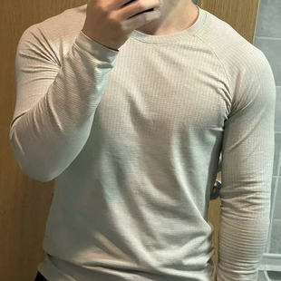 小陆MT系列！tech速干透气面料！无缝一体工艺 男户外长袖打底T恤