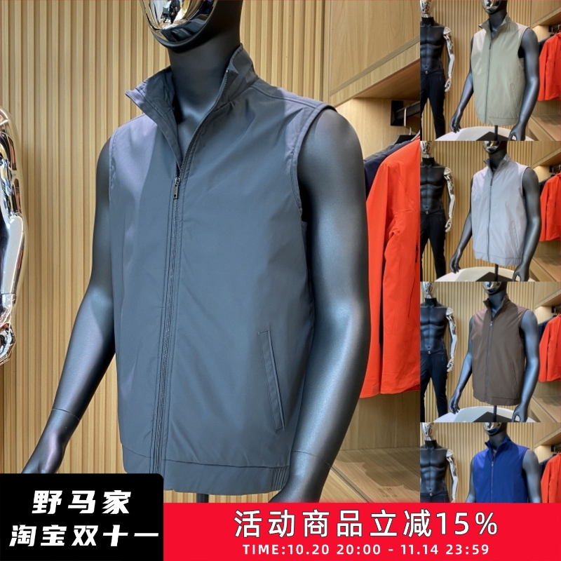 拉链薄棉无袖坎肩马甲外套
