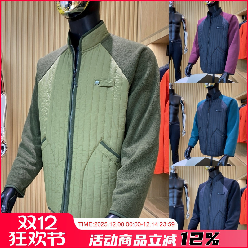 男士秋冬轻薄立领棉衣外套