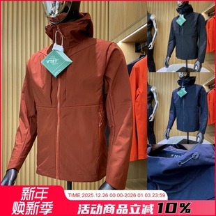 25秋冬男士 复合抓绒 防风防水软壳冲锋衣外套 3D立裁 都市高端