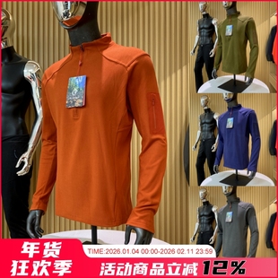 平替系列！内搭中间层 男女户外半拉链轻薄自发热双面绒抓绒衣潮