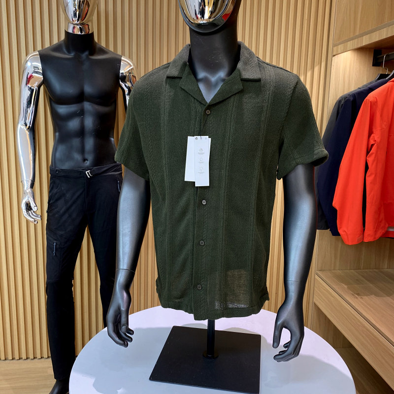 走西班芽订单！高端针织面料！夏季新品男士宽松古巴领短袖衬衫潮,男装,衬衫,淘宝优惠券,粉丝福利购,淘宝优惠卷