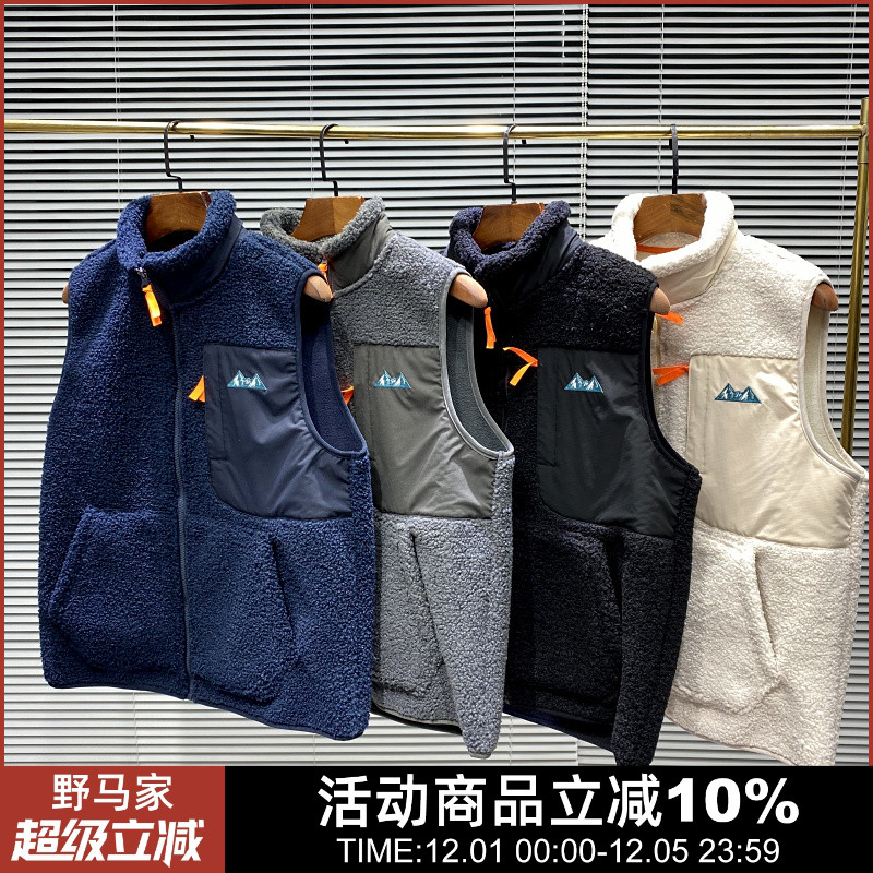 日单马甲摇粒绒保暖背心外套