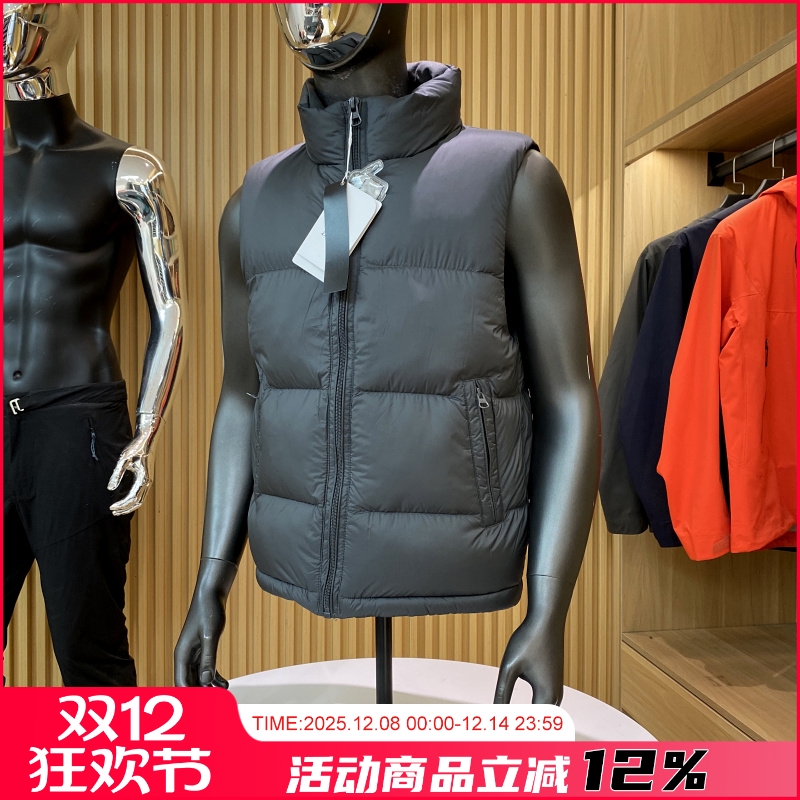 高蓬高填充羽绒马甲保暖加厚