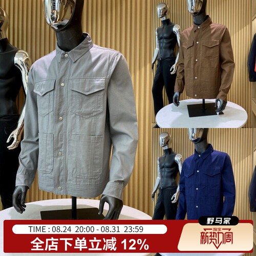 时尚休闲翻领工装夹克外套