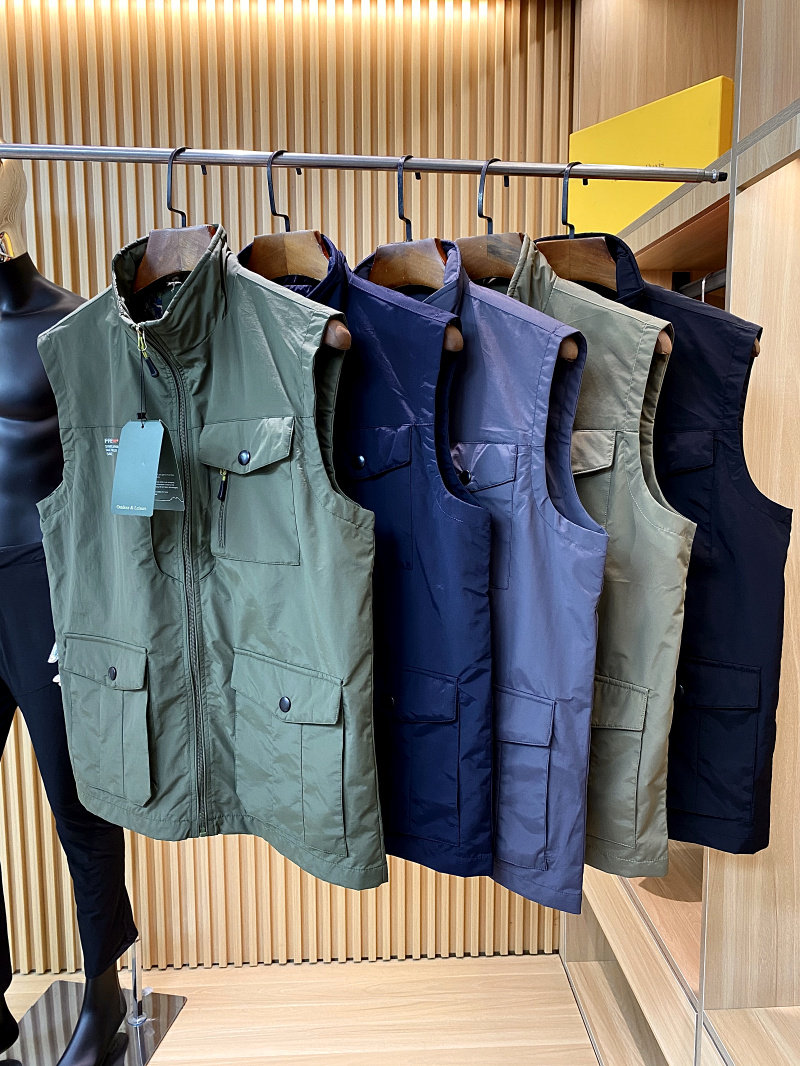 GO NORDIC  FOREIGN TRADE ORDER  MENS WATERPROOF AND BREATHABLE MULTI-POCKET TRENDY CARGO VEST VEST FISHING HORSE CLIP SUMMER