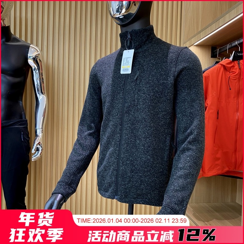 清货！城市机能户外！秋冬户外抓绒衣拉链开衫立领保暖夹克外套男