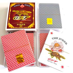 一条12盒麻面填大坑塑料扑克8个王东北填坑踢坑吹牛9-A26张GYT999