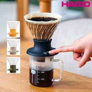 HARIO日本原装进口聪明杯 V60聪明滤杯手冲咖啡滤滴SSD-200附滤纸