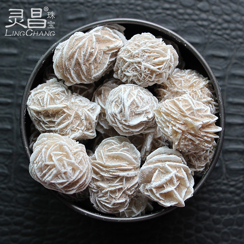 灵昌天然沙漠玫瑰原石不凋谢教学