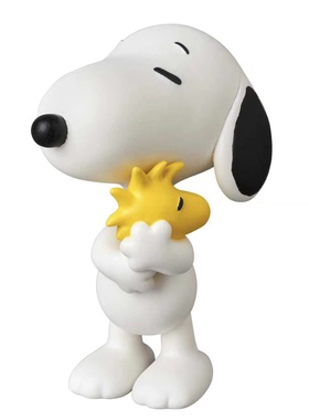 Rang日本代购UDF卡通SNOOPY HOLDING WOODSTOCK潮流玩偶礼物摆件