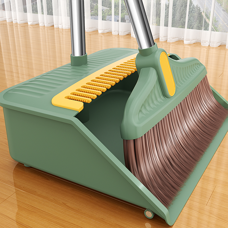 【升级款】扫把簸箕套装无缝贴地