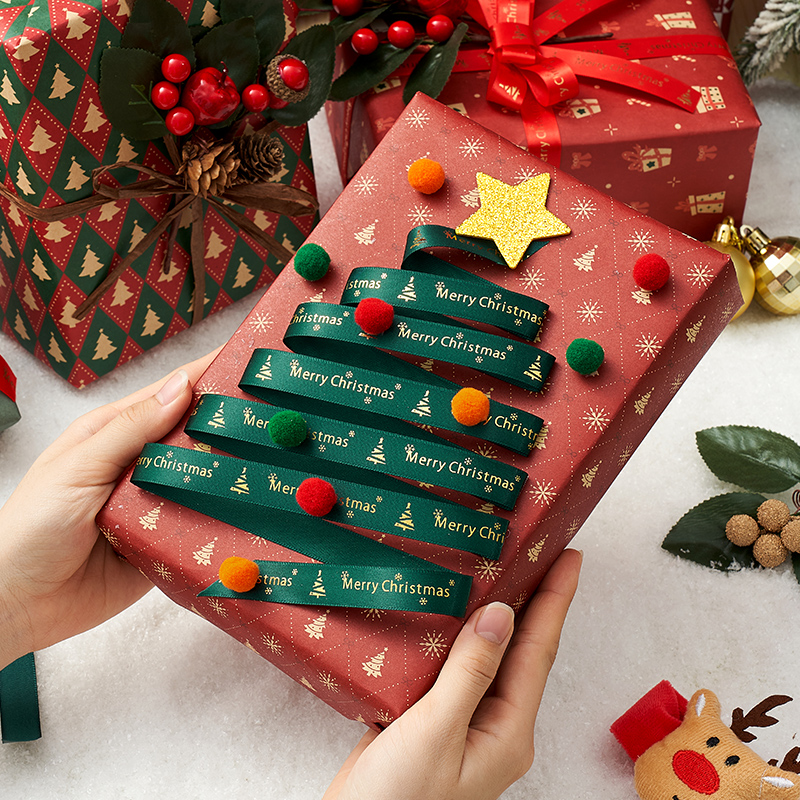 圣诞节礼物包装纸超大加厚礼品纸