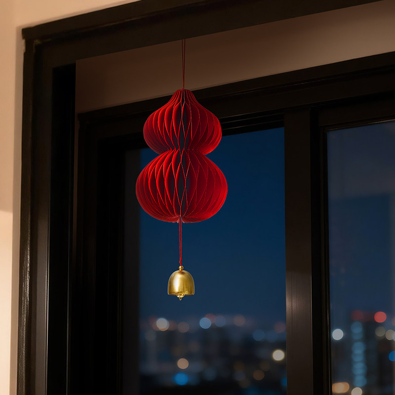 过年灯笼挂件新年氛围布置装饰春节年味2026新款马年拍照葫芦场景