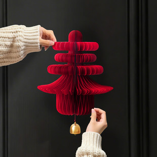 新年装饰品春节氛围挂件2026年新款马年门挂贺年喜庆挂饰过年春字