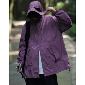 山系轻量化KT风壳外套皮肤衣情侣户外防紫外线UPF50+防晒服男女潮