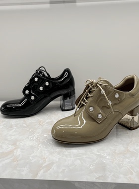 专柜正品Roberta诺贝达女鞋RL245508乐福鞋2024秋商场学院单鞋女