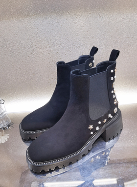 专柜正品Roberta诺贝达冬款时装靴女个性时装靴RA227510