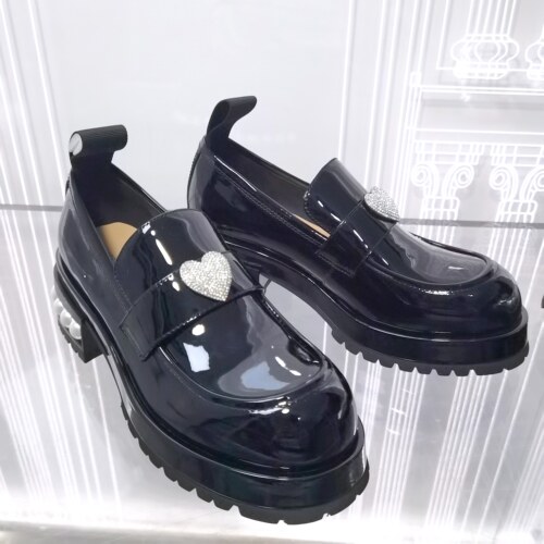 诺贝达时尚水钻单鞋一脚蹬