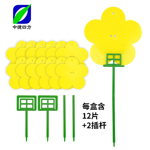 花型粘虫板双面可粘防日晒雨淋