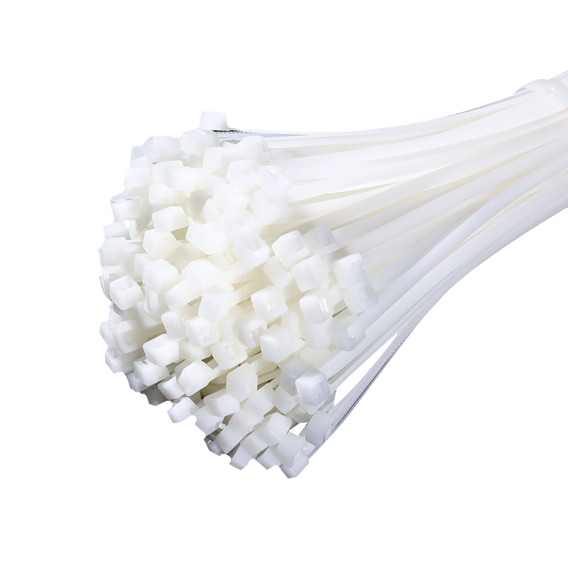 尼龙塑料扎带卡扣强力束线带绳电线捆绑带固定器自锁式白色扎线带