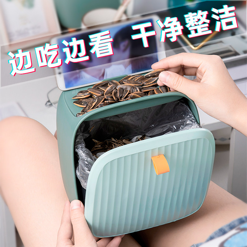 桌面垃圾桶家用客厅塑料小号有盖迷你桌用创意带盖拉圾桌上垃圾筒,家庭/个人清洁工具,垃圾桶,淘宝优惠券,粉丝福利购,淘宝优惠卷