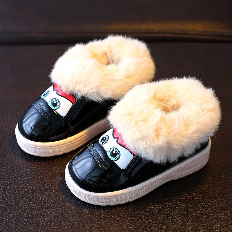 Chaussons enfants en autre pour hiver - semelle caoutchouc Wear - Ref 1011756 Image 4