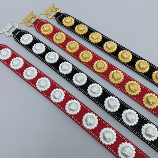 藏式藏服配饰藏族复古民族风腰链皮带腰间饰裹裙表演藏袍腰带成人