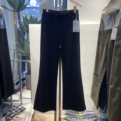 郑州品牌女裤2026秋季新款HS1236时尚喇叭裤弹力显瘦气质微喇长裤